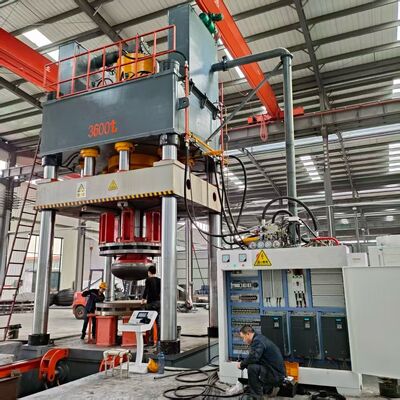 Máquina de prensado hidráulica de fuerza nominal de 36000KN con tamaño de mesa de 5000x5000 para prensado de recipientes de tanques