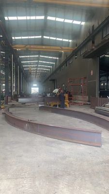 2' ‘- 8'’ tubería de acero con la dobladora del diámetro grande para doblar el acero de la sección en diverso radián