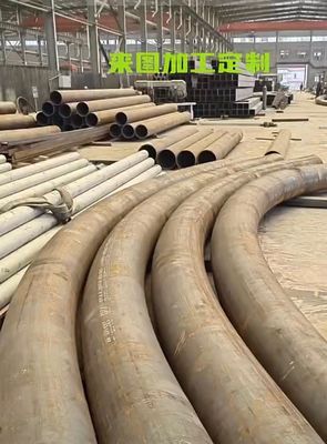 2' ‘- 8'’ tubería de acero con la dobladora del diámetro grande para doblar el acero de la sección en diverso radián