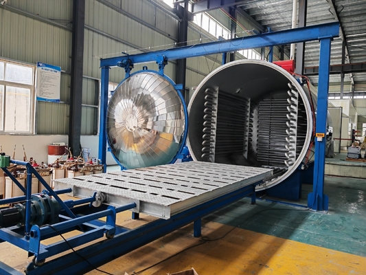 Tanque de secado al vacío de forma redonda para transformadores de energía