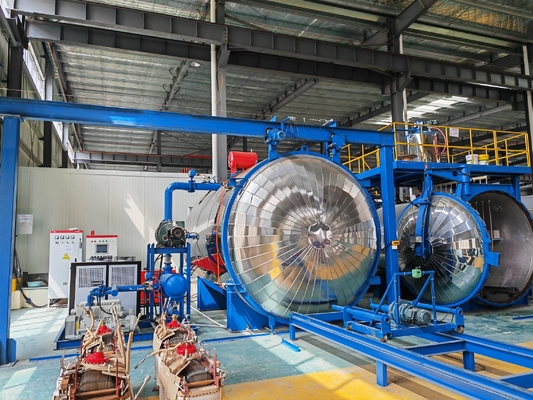 Tanque de secado al vacío de forma redonda para transformadores de energía