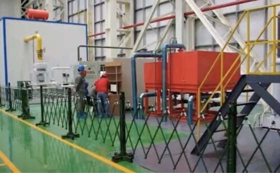 Transformador de energía muere horno con bomba de vacío y bomba de raíces