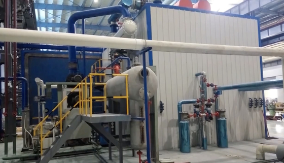Transformador de energía muere horno con bomba de vacío y bomba de raíces